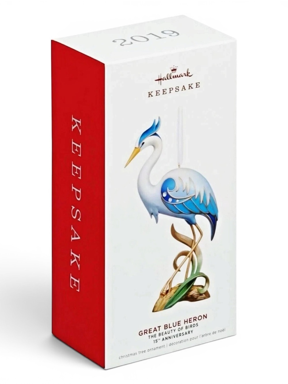 Hallmark Beauty of Birds Great Blue Heron 2019 15th Anniversary Ornament Sealed